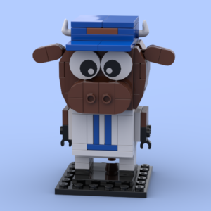 Baseball Bull Mascot